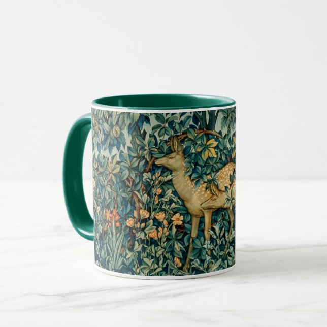 Caneca GREENERY, ANIMAIS FLORESTAIS FAZ Natal Frio (Frente Esquerda)