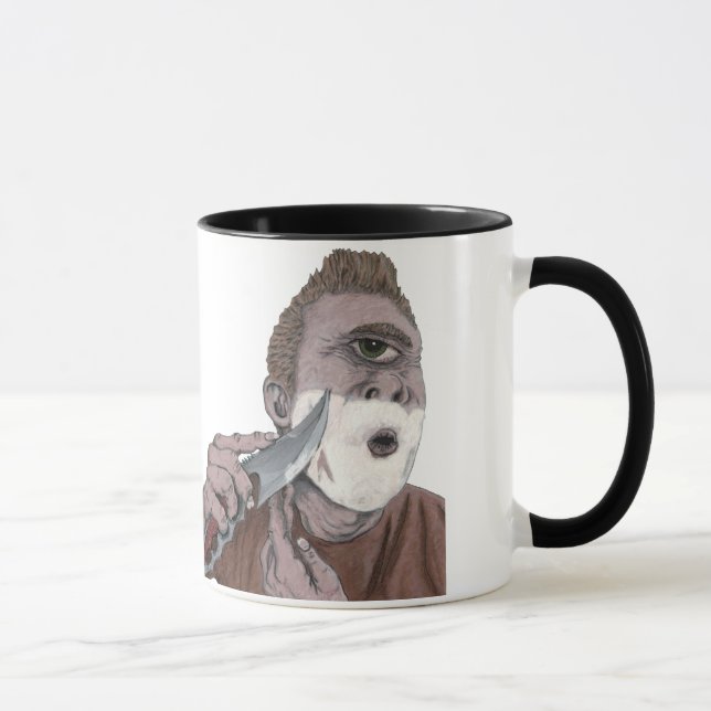 Caneca Grego Ciclops Knife Fazendo Fantasia Art Coffee Mu (Direita)