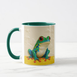 Caneca Grenouille artistique en céramique