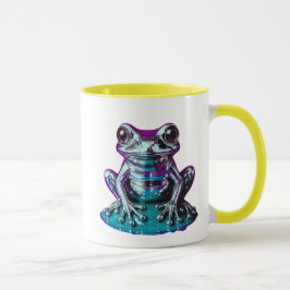 Caneca grenouille néon chrome