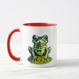 Caneca grenouille vert chrome