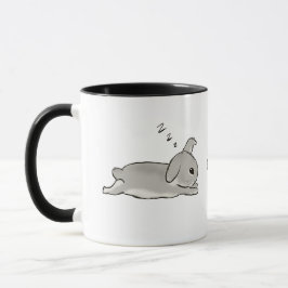Caneca Grey bunny stretches