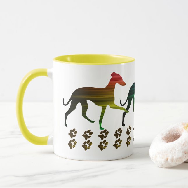 Caneca Greyhounds Italiano (Com Donut)