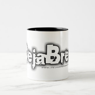 Caneca Greyscale do logotipo de DejaBrew
