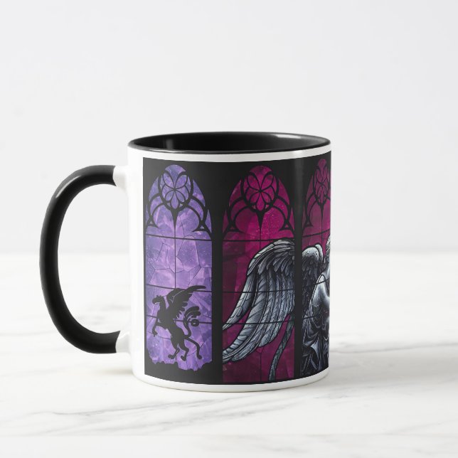 Caneca Griffin, Anjo, Gárgula e Guardiões Góticos Crânio (Esquerda)