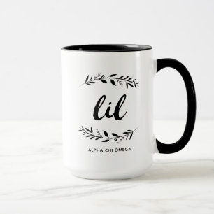 Caneca Grinalda alfa de Omega   Lil do qui