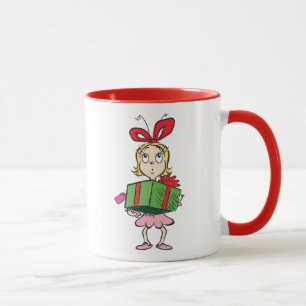 Caneca Grinch Cindy-Lou Quem Segura Presente