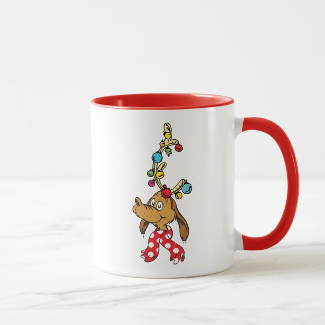 Caneca Grinch Clássico | Max - Feliz Natal (Direita)