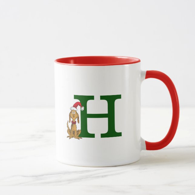 Caneca Grinch Clássico Max | Monograma H (Direita)