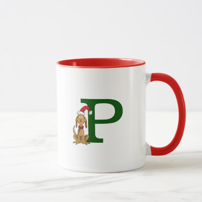 Caneca Grinch Clássico Max | Monograma P (Direita)