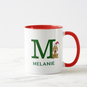 Caneca Grinch Clássico Max Nome e Monograma M