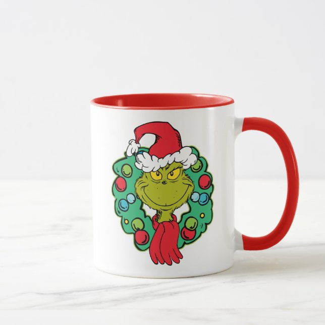 Caneca Grinch | Coroa de Natal (Direita)