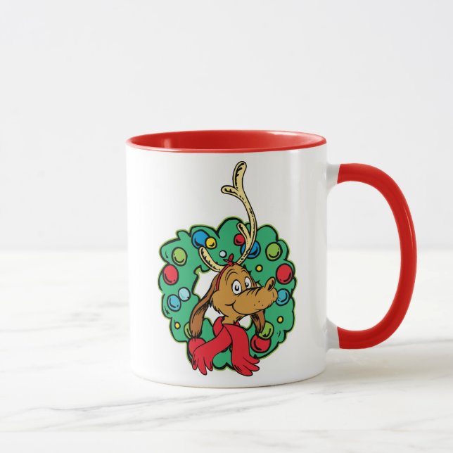 Caneca Grinch | Coroa de Natal do Max (Direita)