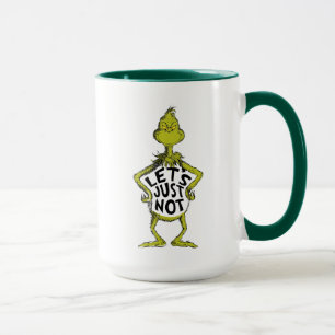 Caneca Grinch Mal-Humorado Divertido Vamos Apenas Não C