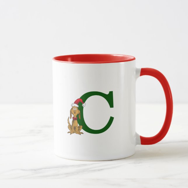Caneca Grinch Max Clássico | Monograma C (Direita)