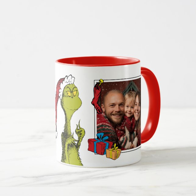Caneca Grinch | Personalized Photo (Frente Esquerda)
