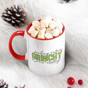 Caneca Grinch Sentindo-me Extra Grinchoso Hoje 4