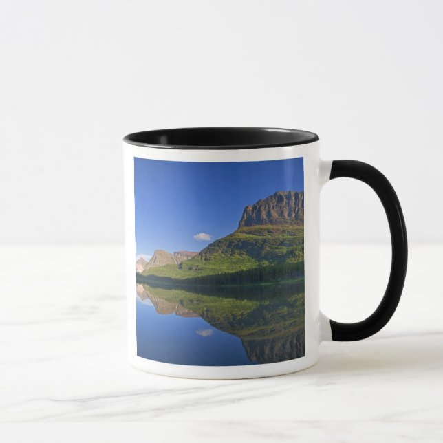 Caneca Grinnel Point e Allen Mountain refletem em (Direita)