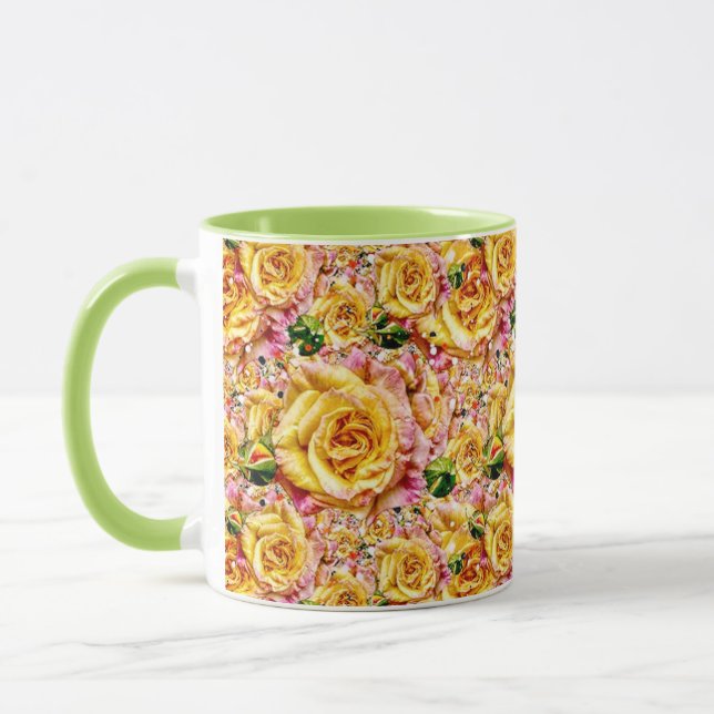 Caneca Groovy Golden Rose Opulence: (Esquerda)
