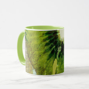 Caneca Groovy Green Kiwi Tie Dye