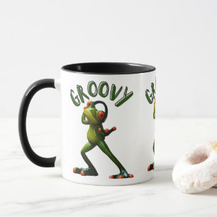 Caneca Groovy Green Sapo