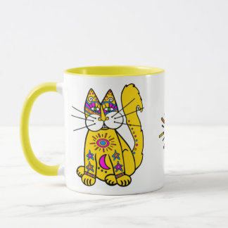 Caneca Groovy Tat Cat Mug