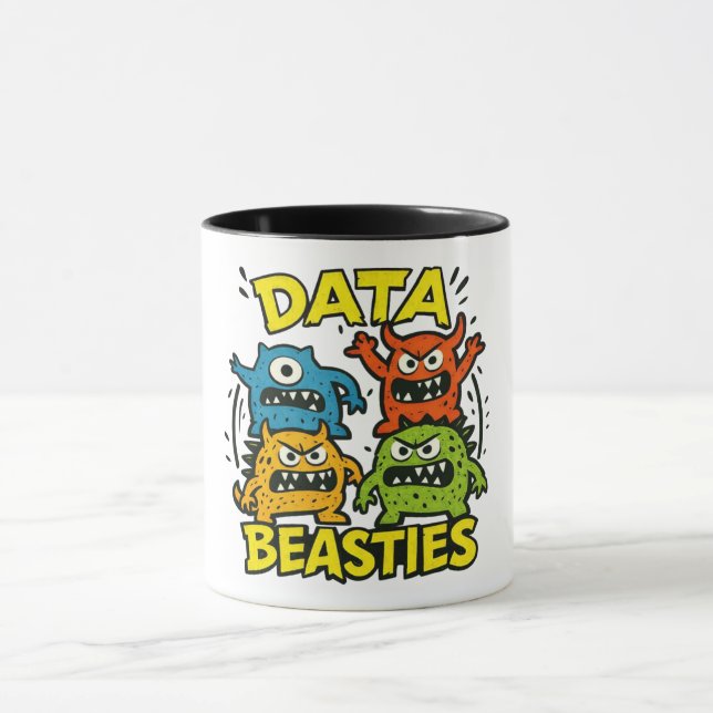 Caneca Growly Data Beasties (Centro)