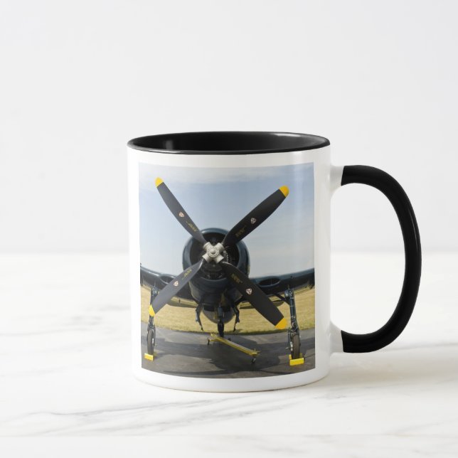 Caneca Grumman F8F Bearcat caça embarcado da Marinha no (Direita)