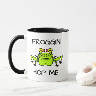 Caneca Grumpy Frog Weird Cartoon Creature
