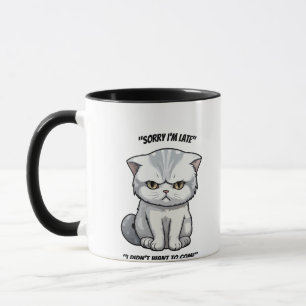 Caneca Grumpy Introduvert Cat
