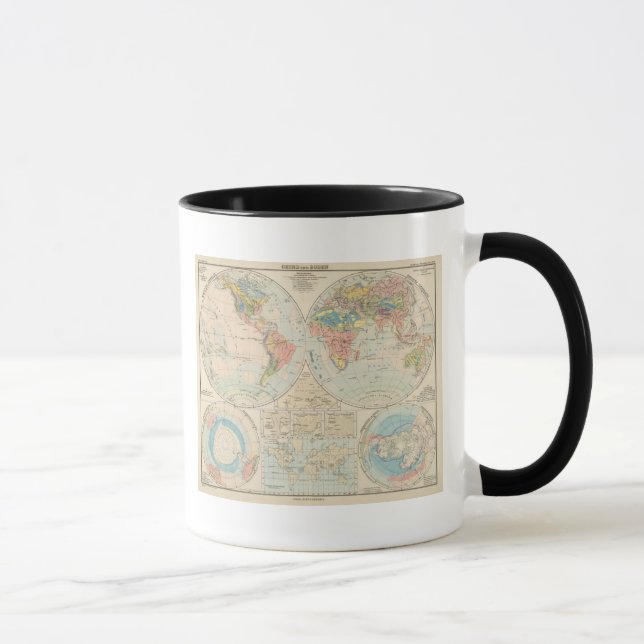 Caneca Grund u Boden - Mapa do Atlas do Solo (Direita)