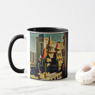 Caneca Grunge Medieval Castle