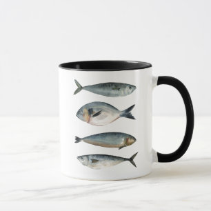 Caneca Grupo de Quatro Peixes