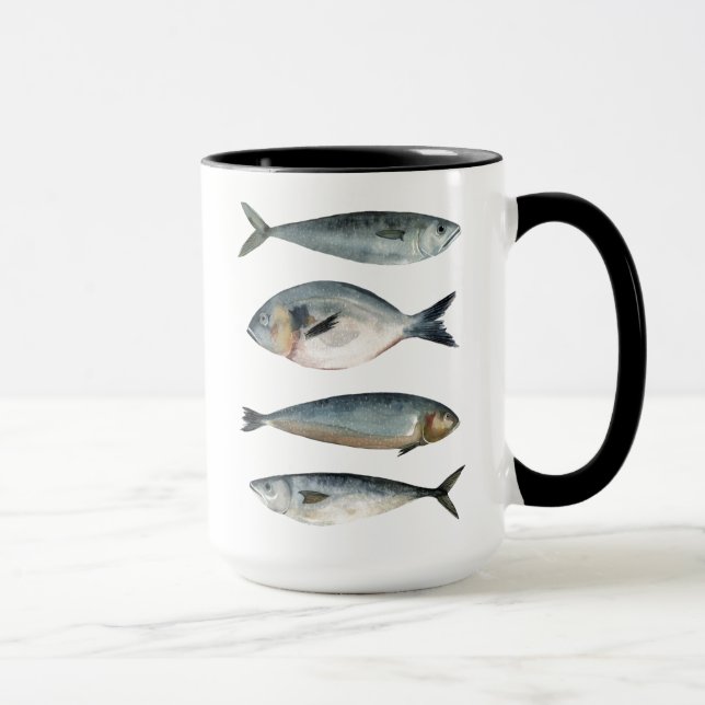 Caneca Grupo de Quatro Peixes (Direita)