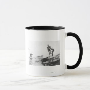 Caneca Grupo de surfistas surfar de Honolulu, Havaí