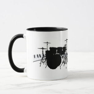 Caneca Grupo do cilindro e teclado de piano