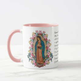 Caneca Guadalupe Virgin Madre Mary Memória Oração