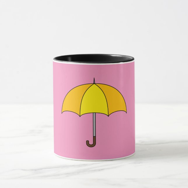 Caneca Guarda-chuva amarela (Centro)