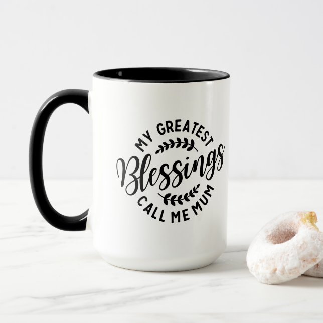Caneca Guarde ou design sua própria caneca:-) (Com Donut)
