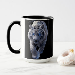 Caneca Guardião Celestial: Tigre Branco Mítico