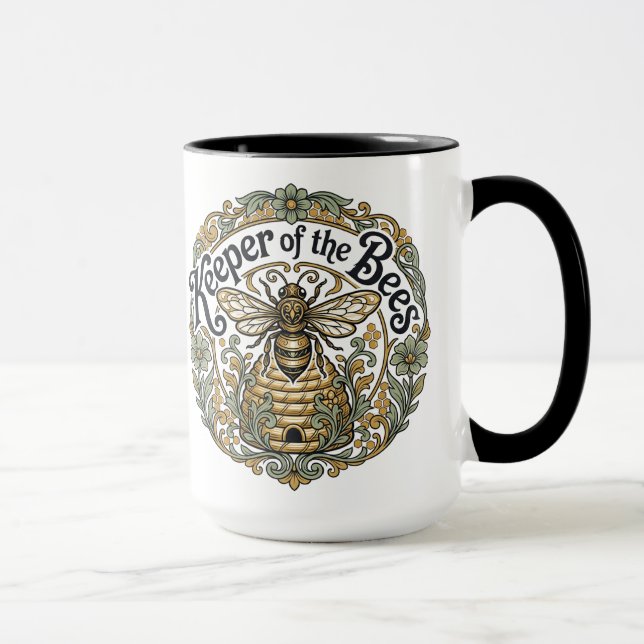 Caneca Guardião das Abelhas Nouveau (Direita)