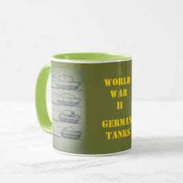 CANECA GUERRA MUNDIAL II TANQUES ALEMÃES