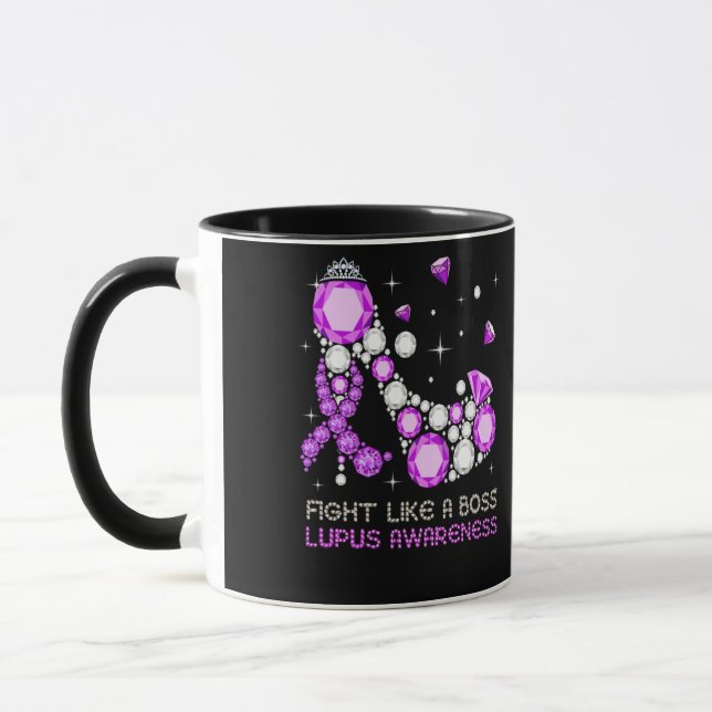 Caneca Guerreiro Roxo Lupus Lupus Como Um Chefe (Esquerda)