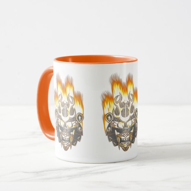 Caneca Guerreiro Samurai (Frente Esquerda)