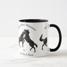 Caneca Guerreiros do cavalo selvagem