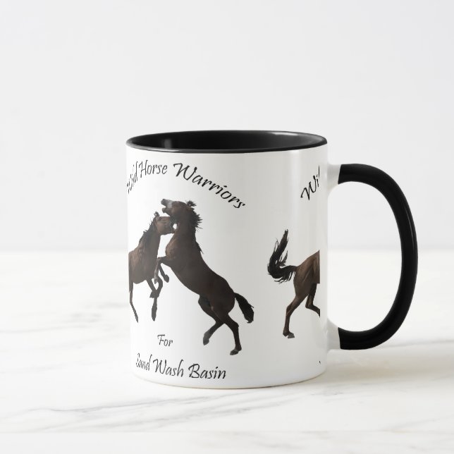 Caneca Guerreiros do cavalo selvagem (Direita)
