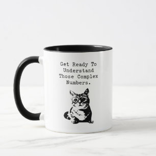 Caneca Guia de Gênio da Matemática de Números Complexos