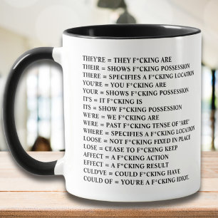 Caneca Guia de Gramática Engraçada, Esplêndida Gramática