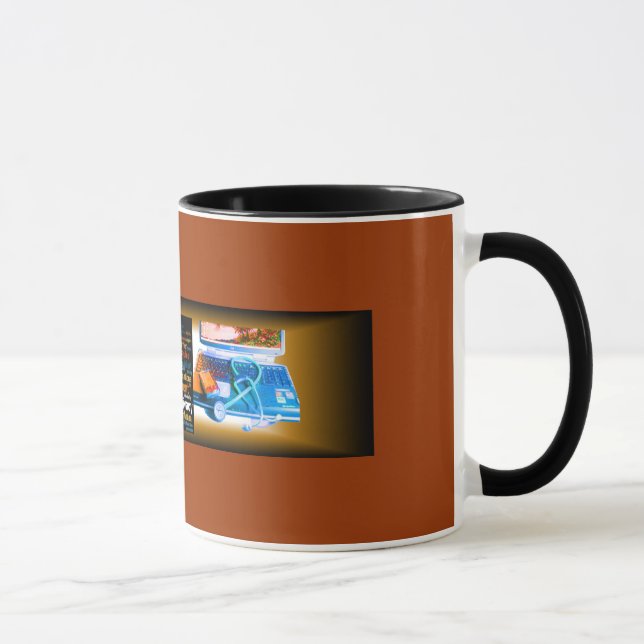 Caneca Guia de sobrevivência da ALTA TECNOLOGIA (Direita)