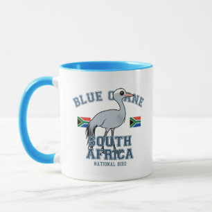 Caneca Guindaste azul de África do Sul